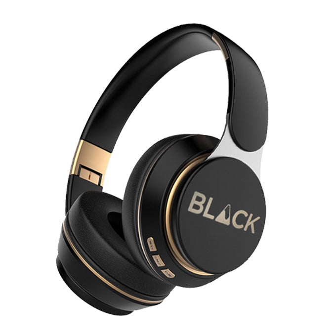 BLACK BassHead 2 Wireless Bluetooth Headphone with mic, Upto 10H Playtime, 1Yr Warranty