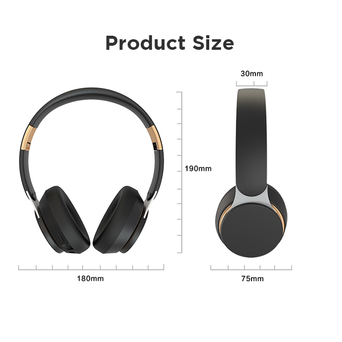 BLACK BassHead 2 Wireless Bluetooth Headphone with mic, Upto 10H Playtime, 1Yr Warranty